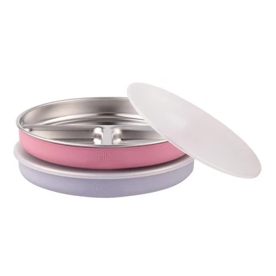 Placas divididas de acero inoxidable + funda de silicona y tapa de almacenamiento | Bebé, Foto 1 de 4