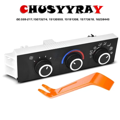 For Chevrolet GMC Express 2500 3500 OEM A/C Heater Climate Control Panel 599-217 - Image 1 of 4