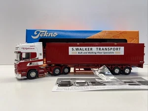 Tekno 1:50 Scale Scania R470 6x2 Tag Topline With Walking Floor Trailer Legras - Picture 1 of 24