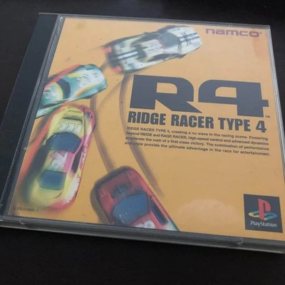R4: Ridge Racer Type 4 PlayStation1 PS1 SLPS-01800 1998 NTSC-J Sony namco OBI - Image 1 of 4
