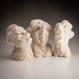 Spitting Image Finger Puppets Margaret Thatcher Ronald Reagan Pope John Paul II - Picture 1 of 13