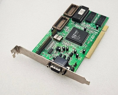 S3 Q1E3BF Trio 64V+ 86C765 1 MB VGA Card - PCI Slot - Image 1 of 3