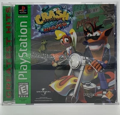 Crash Bandicoot: Warped  Sony PlayStation 1, 1998 Complete With Manual - Image 1 of 4