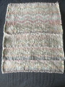 Vintage 90er Pastell Western Gewebt Südwesten Stoff Tischsets 4er Set - Bild 1 von 4