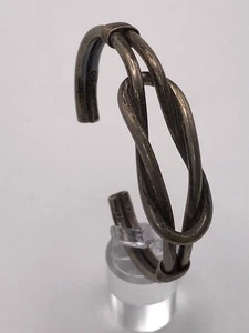 Sterling Silber 925 Love Knot Infinity Armreif Armband gemarkt AL und 32? - Bild 1 von 8