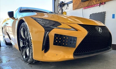 前保险杠拖钩车牌安装支架适用于雷克萨斯 LC500 2018 - 2024 — 第 1/4 张图片