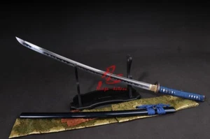 Wakizashi FullTang Japan Katana Sword 28" Blade Unokubi-Zukuri 9260 Spring Steel - Picture 1 of 12