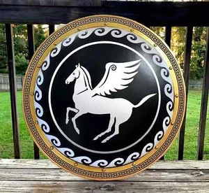 Handmade Hoplite Pegasus 36" inch Authentic Ancient Greek Collectible shield - Picture 1 of 3