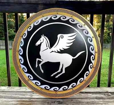 手工Hoplite Pegasus 36英寸正品古希腊收藏品盾牌 — 第 1/3 张图片