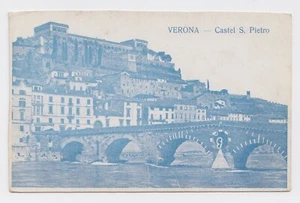 VE VR 20 Verona Castel San Pietro viaggiata 1918 - Imagen 1 de 1