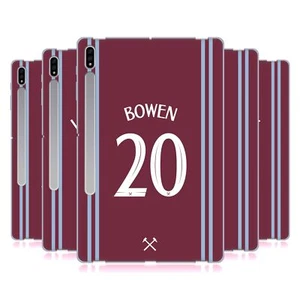 WEST HAM UNITED FC 2024/25 PLAYERS HOME KIT SOFT GEL CASE FOR SAMSUNG TABLETS 1 - Picture 1 of 13
