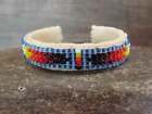 Navajo Indian Hand Beaded Baby / Child's Bracelet by Jackie Cleveland