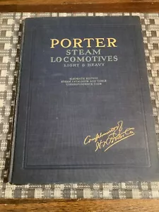Locomotoras de vapor Porter-ligeras y pesadas: un catálogo de vapor original de 11ª edición - Imagen 1 de 23
