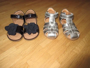 2 Paar Bisgaard Sandalen, Leder, Gr. 25 ''NEU** - Bild 1 von 10