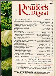 Reader's Digest Australia - July 1970 - Bucky Fuller, Baron Bich, Fen Lansdowne - Picture 1 of 2
