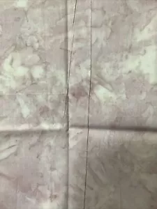 Batik Cotton Fabric - Light Pink/Cream Abstract, 23" x 43" - Picture 1 of 2