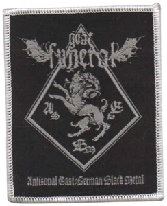 GOATFUNERAL - Antisocial East-German Black Metal - 8 cm x 9,8 cm -Patch - 167516 - Picture 1 of 1
