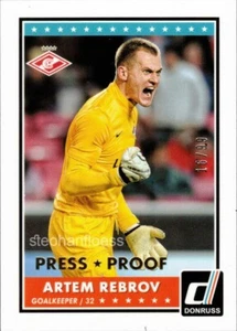 2015 Donruss Press Proof Gold #84 Artem Rebrov 16/99 Spartak Moscú - Imagen 1 de 1