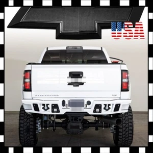 Fit Chevy Silverado 1500 2500HD 3500HD Rear Tailgate Emblem Bowtie replacement B - Picture 1 of 2
