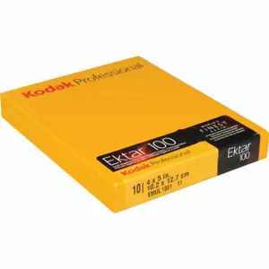 Kodak Film Ektar 100 Color Negative Sheet Film (4 x 5, 10 sheets) - Picture 1 of 1