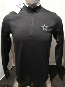 Nike Golf Dallas Cowboys Men's S 1/4 Zip Pullover Long Sleeve Black Athletic Top - Picture 1 of 8