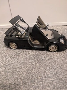 1:18 Burago Bugatti EB 110 1991 Racing Black Diecast Model Car - Picture 1 of 14