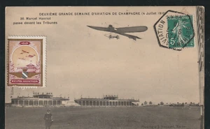 FRANCE, 1910, "WEEK OF AVIATION", SPECIAL CANCELLATION, FINE CARD. SEE! - Picture 1 of 1