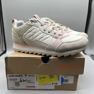 Zapatilla deportiva Merrell para mujer alpina Oyster/Rose 6 caja original J004148 usada en excelente estado - Imagen 1 de 12