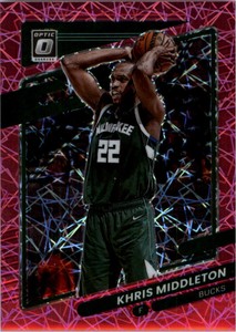 2021-22 Donruss Optic Pink Velocity #143 Khris Middleton /79 - NM-MT