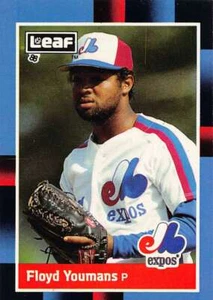 1988 Donruss/Leaf #66 Floyd Youmans NM-MT Expos - Picture 1 of 2