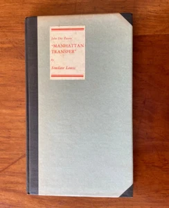 JOHN DOS PASSOS "MANHATTAN TRANSFER" BY SINCLAIR LEWIS 1926 LTD EDITION 129/975 - Picture 1 of 4