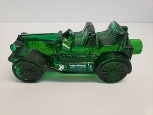 VINTAGE AVON GREEN GLASS CAR WILD COUNTRY MEN'S COLOGNE DECANTER 6 OZ. Brand new - Picture 1 of 9