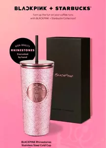 STARBUCKS PHILIPPINEN SCHWARZ PINK STRASS BLING ROSEGOLD SS, VERSAND AUS USA - Bild 1 von 5