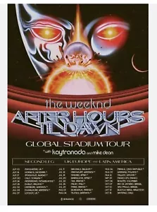 Impresión de póster del Global Stadium Tour 2023 After Hours Til Dawn THE WEEKND - Imagen 1 de 6