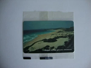 Tarjeta telefónica del norte de Chipre (Turquía) 100 unidades sin usar Karpaz dan bir goruntu Altinkum - Imagen 1 de 2