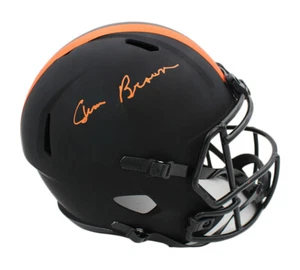Jim Brown Signed Cleveland Browns Speed Full Size Eclipse NFL Helmet - Picture 1 of 2