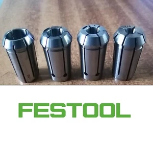 Festool Router Collet Set 1/2", 1/4", 3/8" & 8mm for OF1400, OF2000, OF2200 - Picture 1 of 8