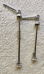 CRMO (CHOROME MOLYBDENUM) QUICK RELEASE SKEWER SET 100-130 MM SPACING - Picture 1 of 3