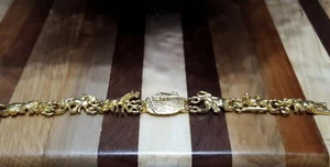 7" Goldtone NOAH'S ARK Fashion Bracelet  - Bild 1 von 4