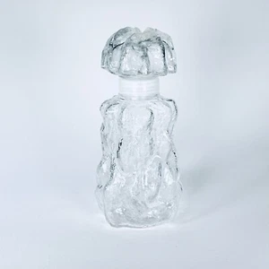 Vintage Mid-Century DBGM (Germany) Glacier Glass Decanter 1960s-1970s - Picture 1 of 6