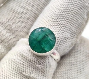 Anillo de piedra rubí de plata esterlina 925 anillo hecho a mano los mejores regalos de joyería para ella - Imagen 1 de 8