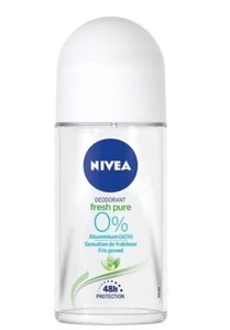 98,83€/L - 6er Pack NIVEA Women "Fresh Pure" Deo Roll-on, 0% Aluminium - 50ml - Bild 1 von 1
