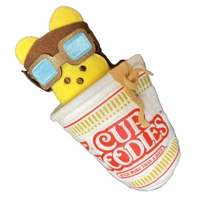 Anirollz Cup Noodles Nissin Soup Aviator Peep Rare Plush 5" Soft Plush Toy - Picture 1 of 8