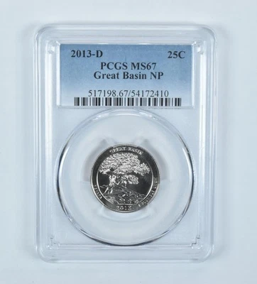 2013-D Washington Quarter ATB Great Basin MS67 PCGS *1969 - Image 1 of 4