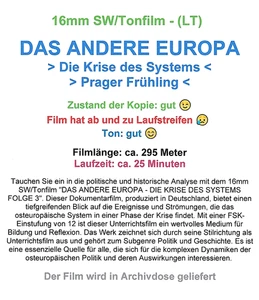 16mm SW/Tonfilm:  DAS ANDERE EUROPA - DIE KRISE DES SYSTEMS - FOLGE 3 - Bild 1 von 1