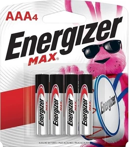 Energizer AAA Batteries (4 Count), Triple A Max Alkaline Battery - Picture 1 of 12
