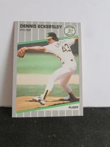 1989 FLEER DENNIS ECKERSLEY #7 - Picture 1 of 5