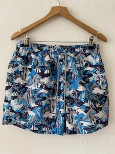 Pantalones Cortos de Natación Ted Baker Karner Estampado Montaña Talla 3 Medianos 32" - Imagen 1 de 6