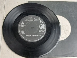 Neil Diamond "Love On The Rocks" b/w "Acapulco" 1980 7" vinyl record CL16173 - Picture 1 of 8