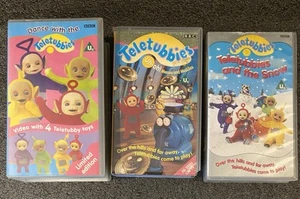Teletubbies VHS Video Tapes X 3 (One Tape Missing) - Picture 1 of 3